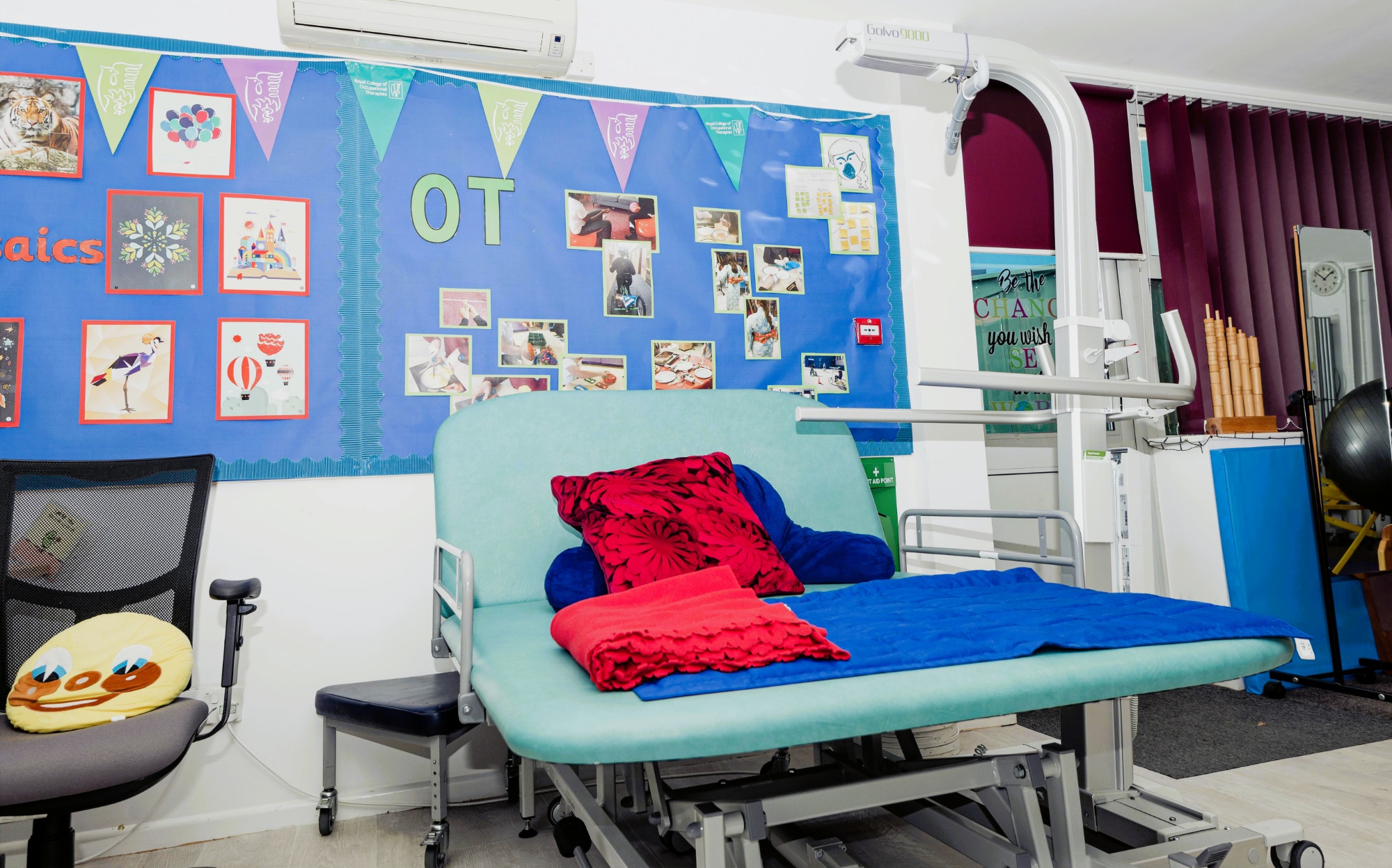 Occupational Therapy bed at Isebrook